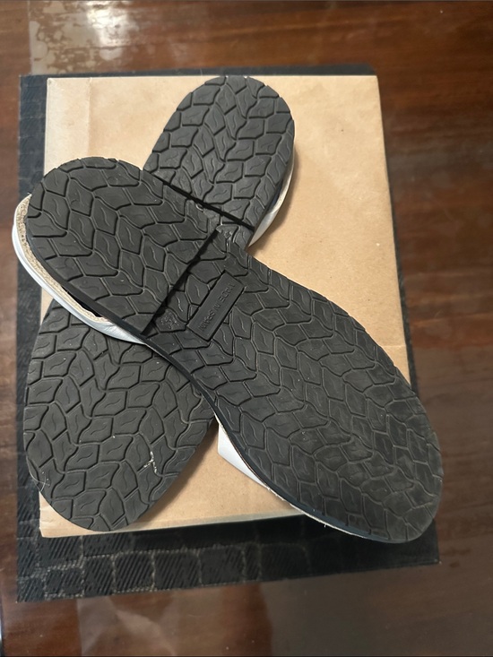 White Leather Men’s Sandals - Classic Slip-On main image 7